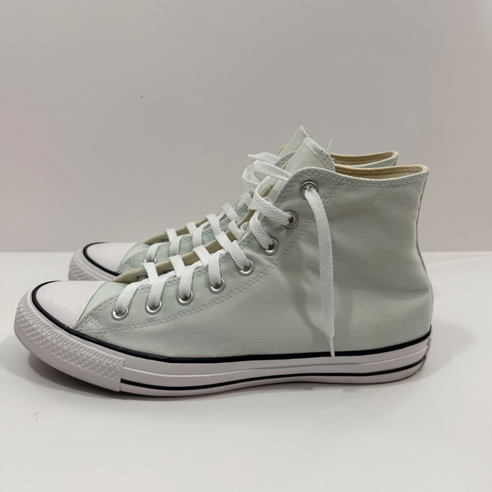 Converse Chuck Taylor Mens 10 Mint Green High Top Canvas Sneakers